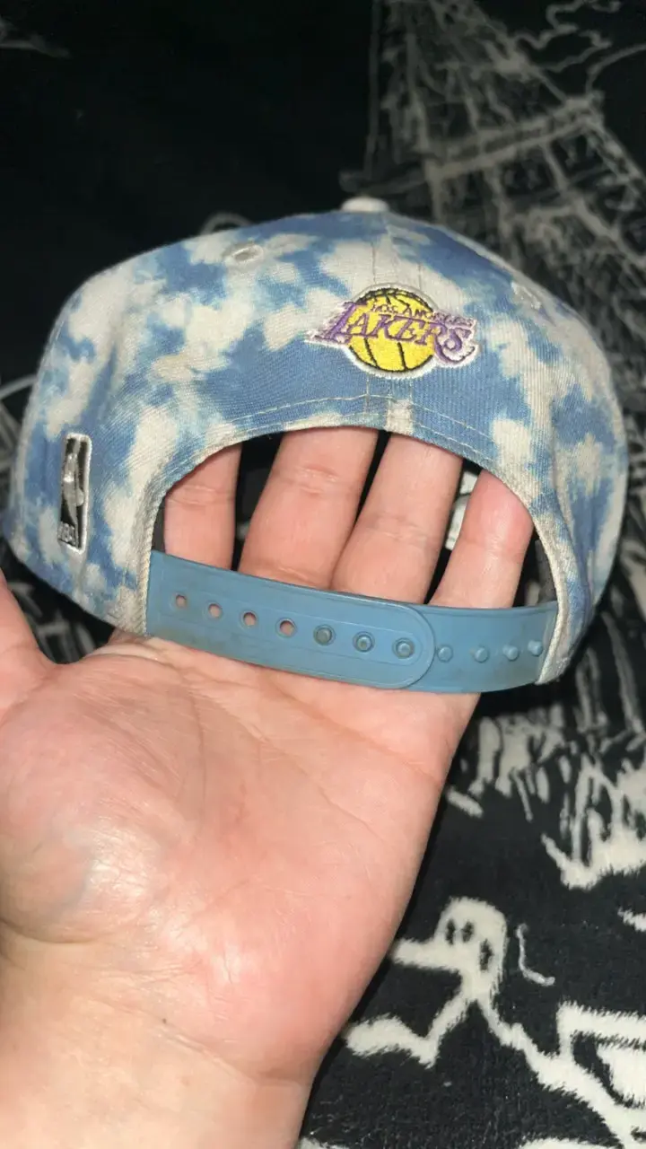 Gorra NBA Lakers azul tie-dye ajustable - 2