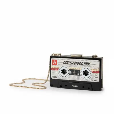Cartera Bolso Clutch ALDO Cassette negra - miniatura 1