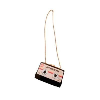 Cartera Bolso Clutch ALDO Cassette negra - miniatura 2