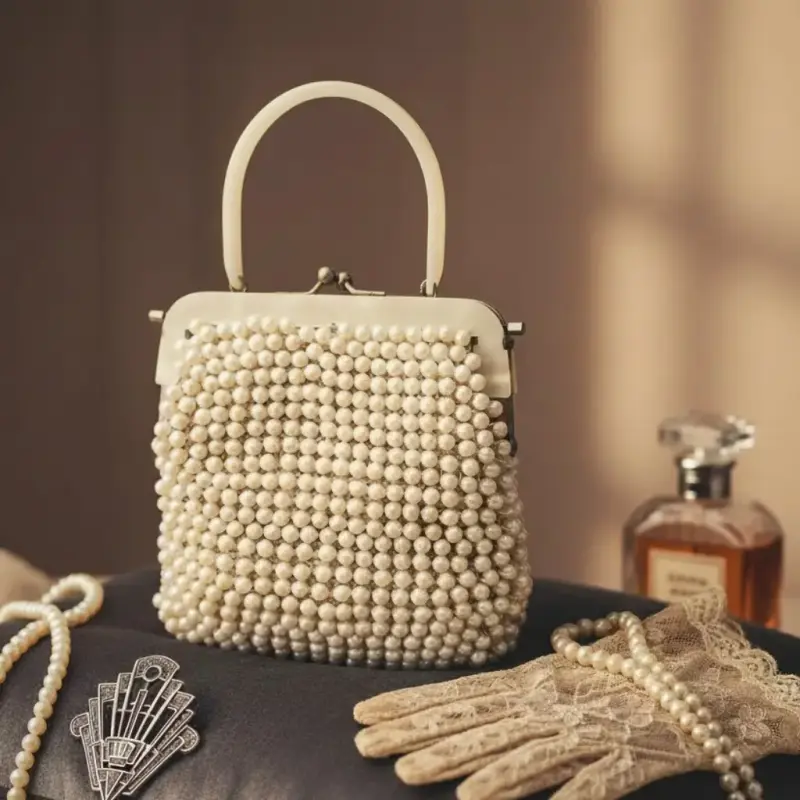 Bolso de Nácar Vintage c.a. 1950 - 1960 - 3