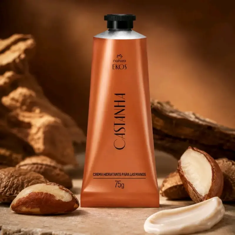 Crema Hidratante para Manos Natura Ekos Castaña 75g - 2