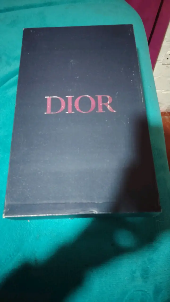 Zapatillas deportivas Dior negras y reflectantes - 1