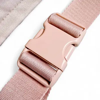 Riñonera Nike rosa con logo dorado - miniatura 5