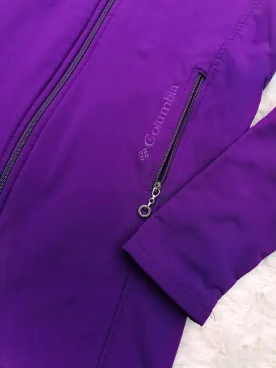 Chaqueta Columbia Titanium morada para mujer m - miniatura 2