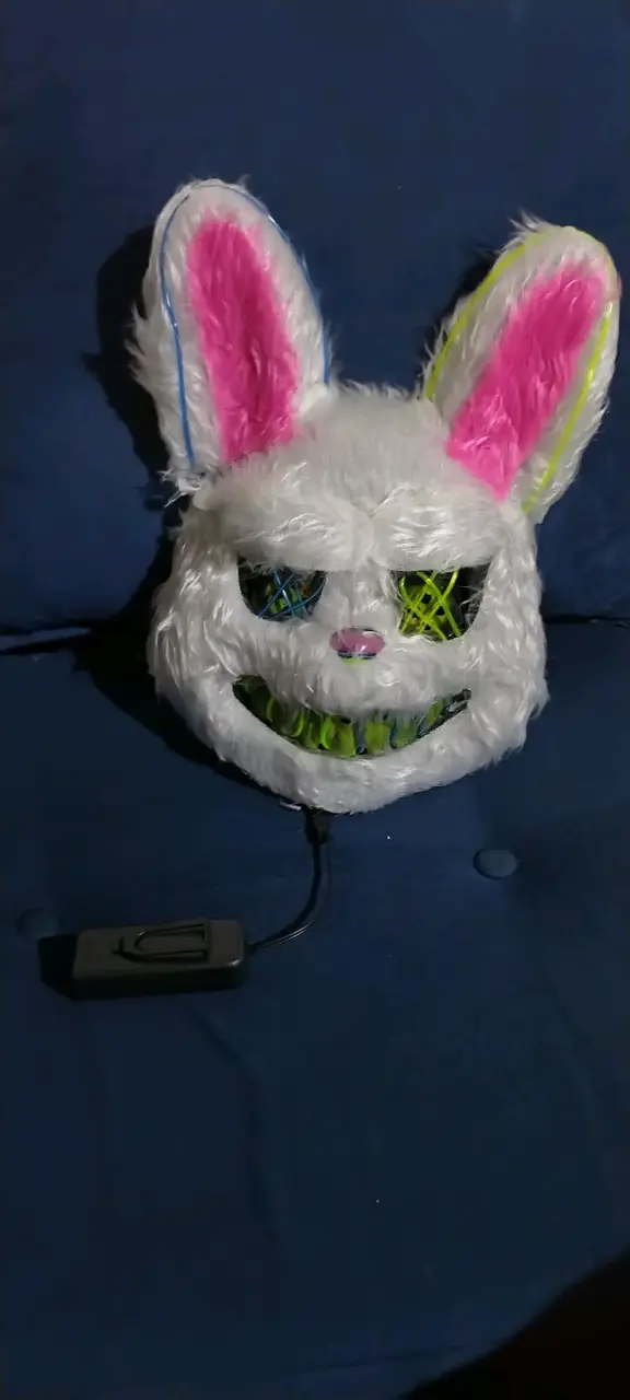 Máscaras LED de conejo y oso para  Halloween 🎃 - 3