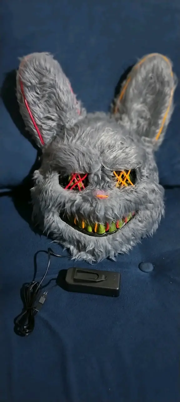 Máscaras LED de conejo y oso para Halloween 🎃 - 4