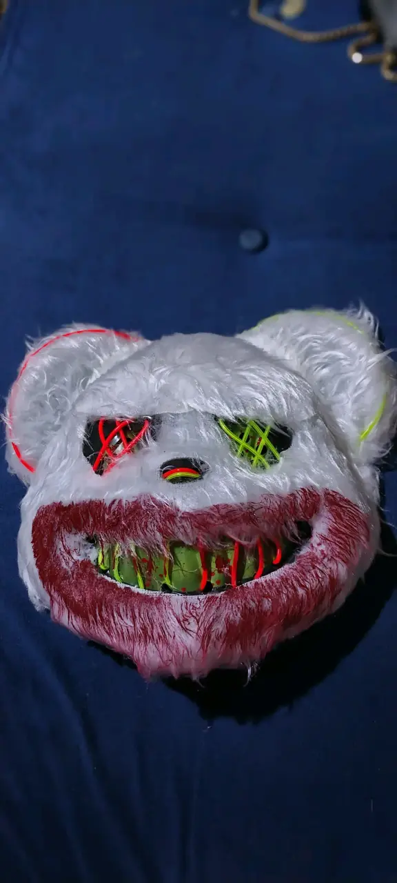 Máscaras LED de conejo y oso para Halloween 🎃 - 5