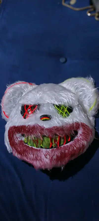 Máscaras LED de conejo y oso para  Halloween 🎃 - miniatura 5