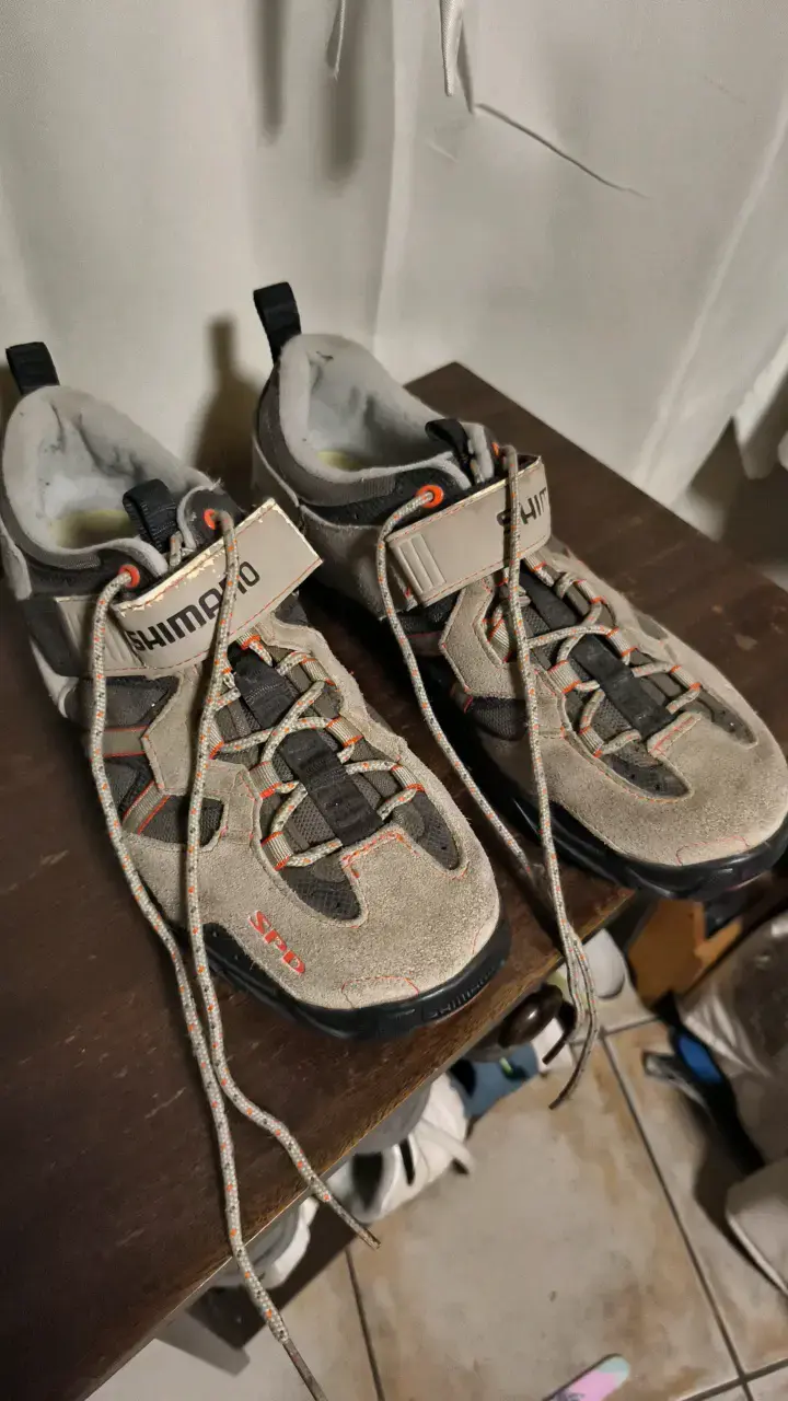 Zapatillas de Ciclismo Shimano SPD Beige - 1