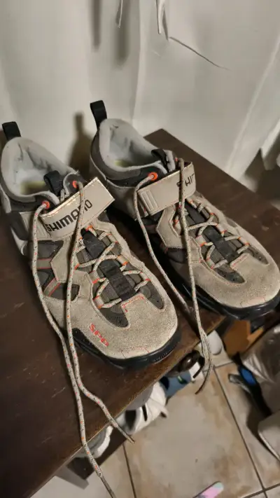Zapatillas de Ciclismo Shimano SPD Beige - miniatura 1