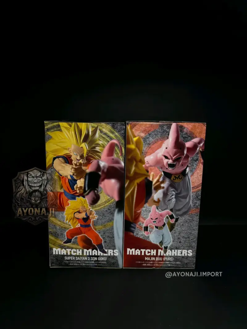 Figuras Dragon Ball Z Saiyan 3 y kid bu - 2