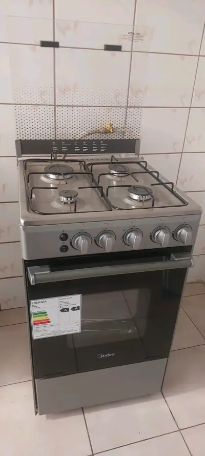 Cocina a gas Midea 4 quemadores - miniatura 1