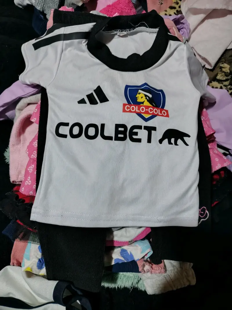 Camiseta de niño Colo-Colo blanca