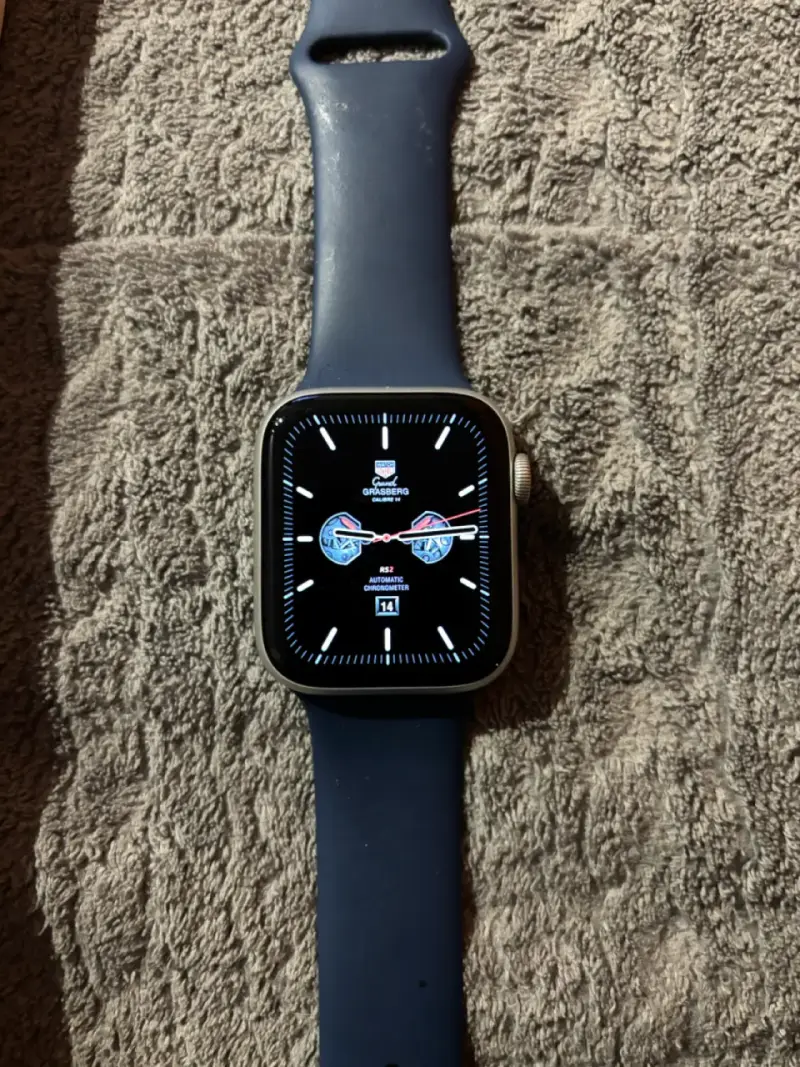 Apple Watch SE 2 con correa azul y caja original - 2