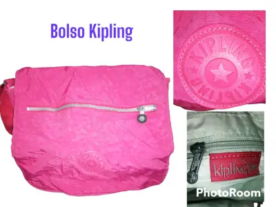 Mochila de cuero marrón con bolsillos - miniatura 2