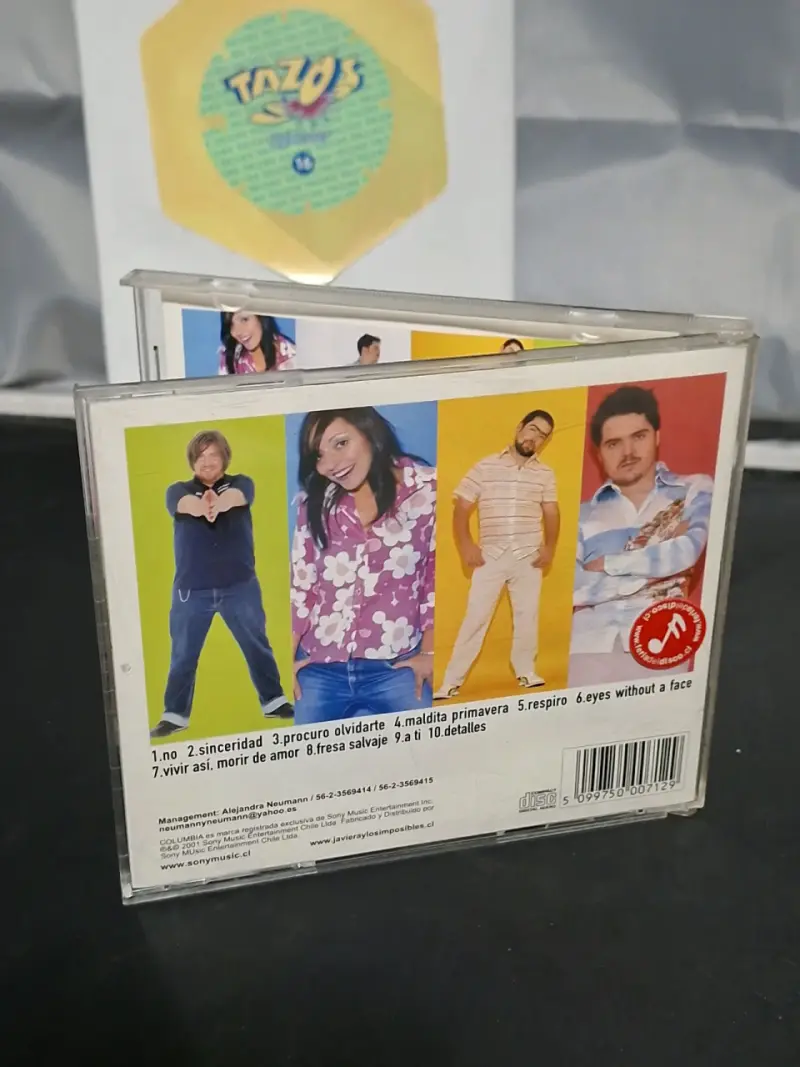 CD de música Javiera y Los Imposibles - AM chilena - 5