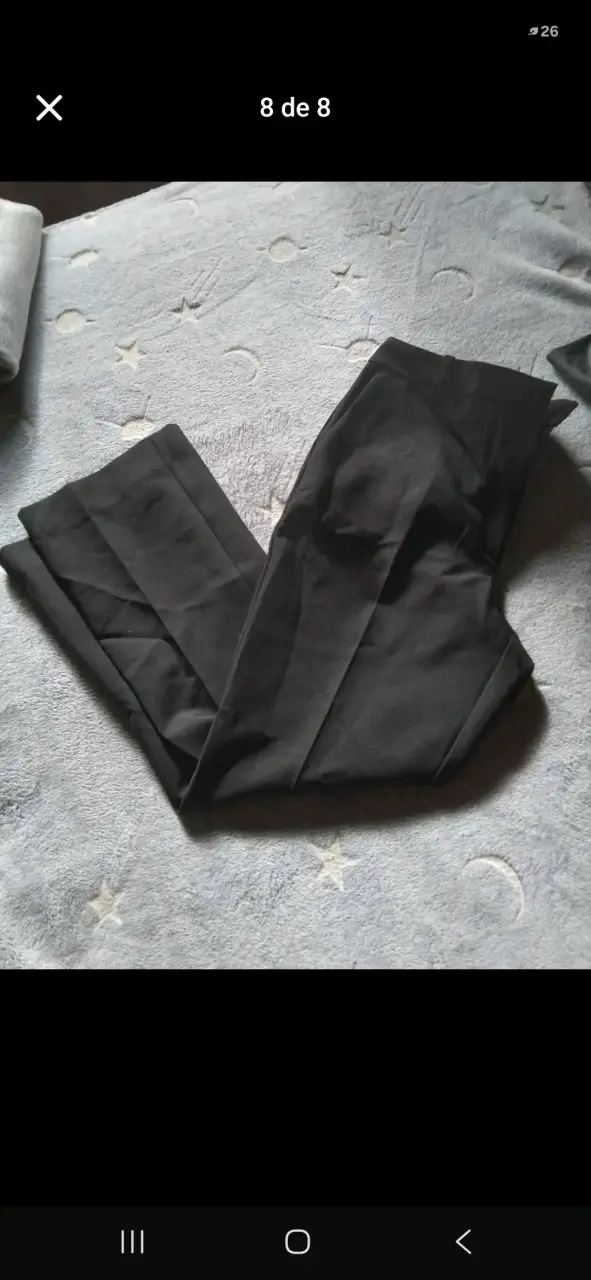 Pantalones negros Mango talla 42 para mujer - 1