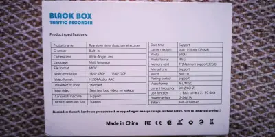 Cámara DASH CAM Black Box X85-2LU Super HD - miniatura 4