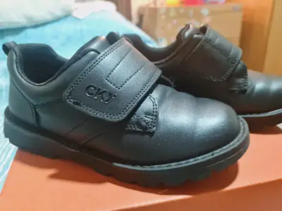 Zapatos escolares negros CKY para niño - miniatura 5