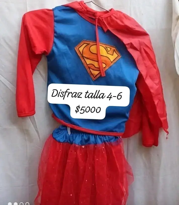 Disfraz de superhéroe para niños talla 4-6
