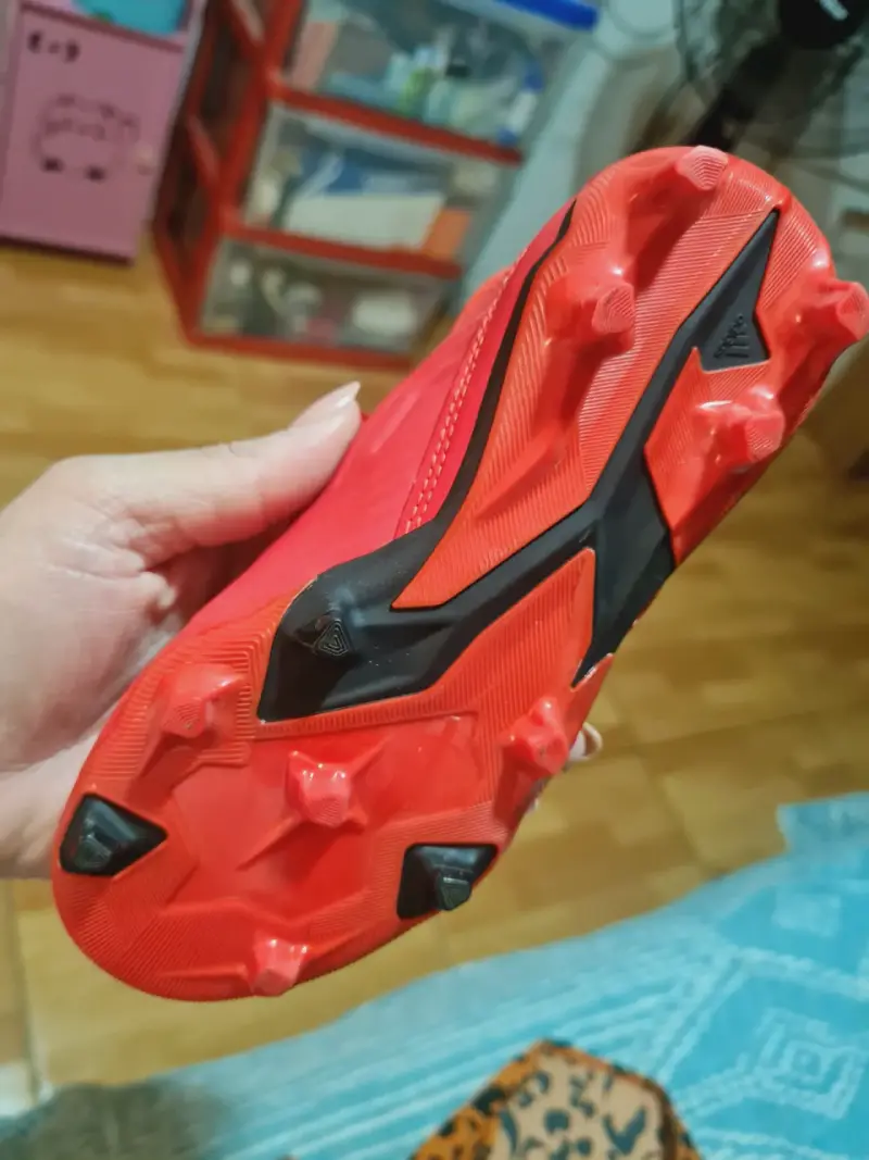 Botines de fútbol rojos Adidas Predator 19.3 - 3