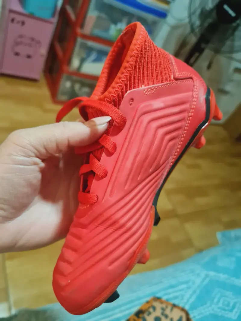 Botines de fútbol rojos Adidas Predator 19.3 - 6