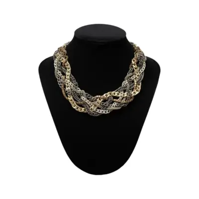 Collar de Cadenas Multicapa Bisutería - miniatura 1