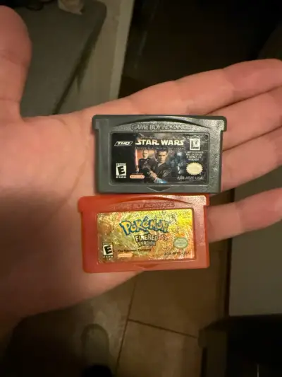 Consola Game Boy Advance Naranja con Juegos Pokémon y Star Wars - miniatura 3