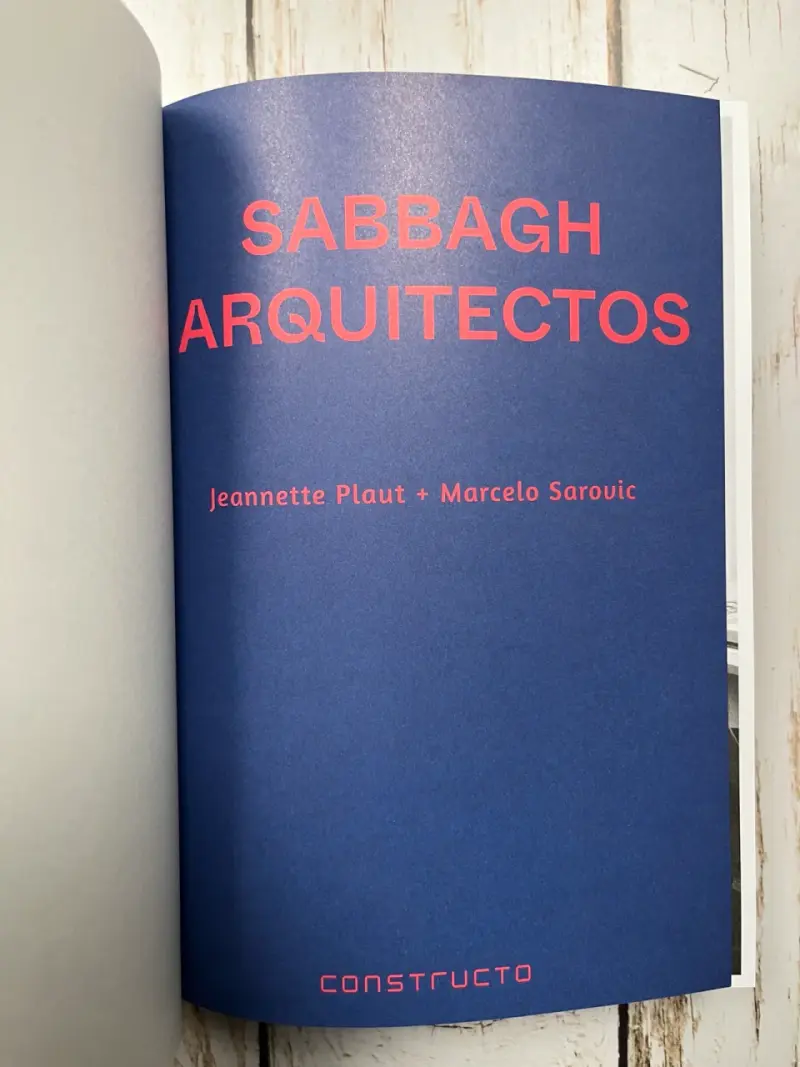 Libro Sabbagh Arquitectos de Constructo - 3