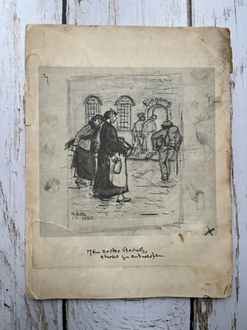 Heinrich Zille – Antiguo álbum ilustrado en alemán - 1