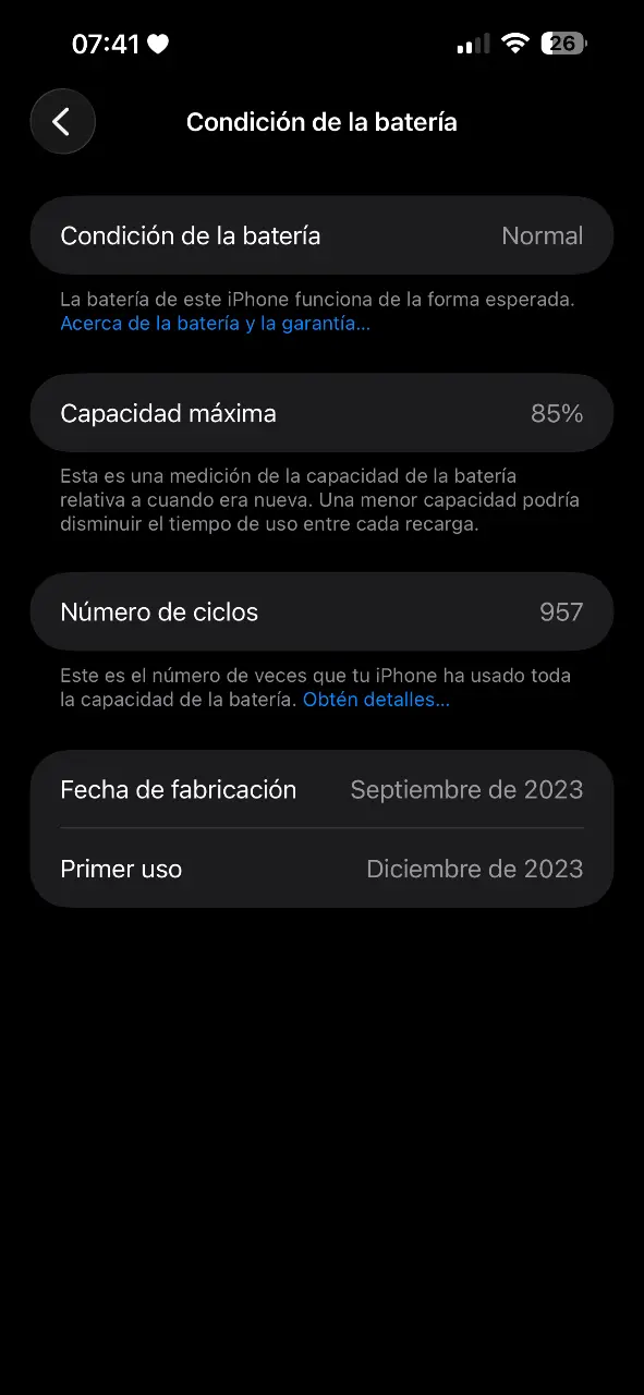 iPhone 15 plus 128 g bateria 85% - 3