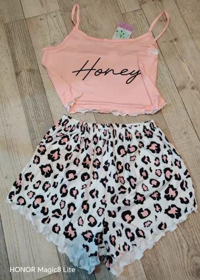 Conjunto de pijama estampado para mujer - miniatura 3