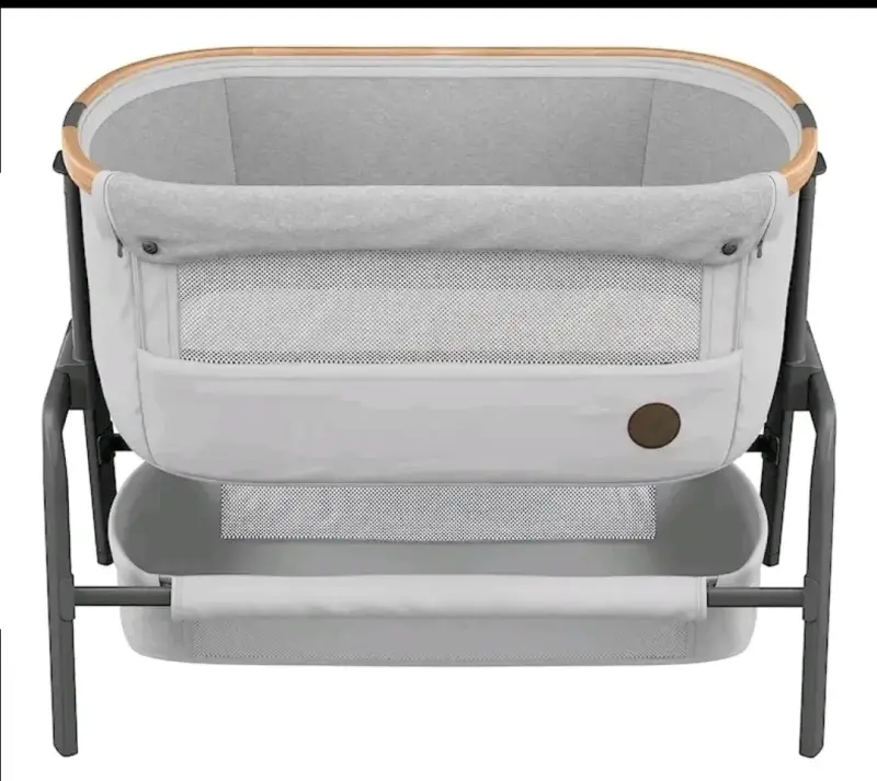 Cuna colecho ajustable para bebé en gris - 3
