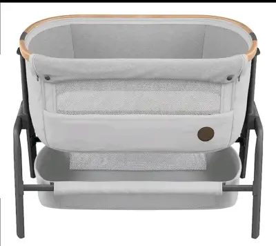 Cuna colecho ajustable para bebé en gris - miniatura 3