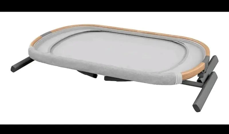 Cuna colecho ajustable para bebé en gris - 4