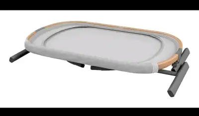 Cuna colecho ajustable para bebé en gris - miniatura 4