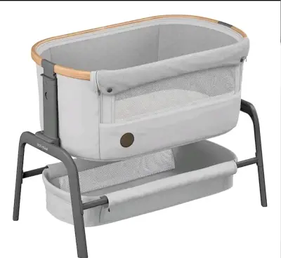 Cuna colecho ajustable para bebé en gris - miniatura 5