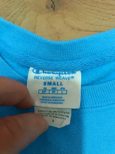 Polerón Mujer Champion Azul Talla S - miniatura 2