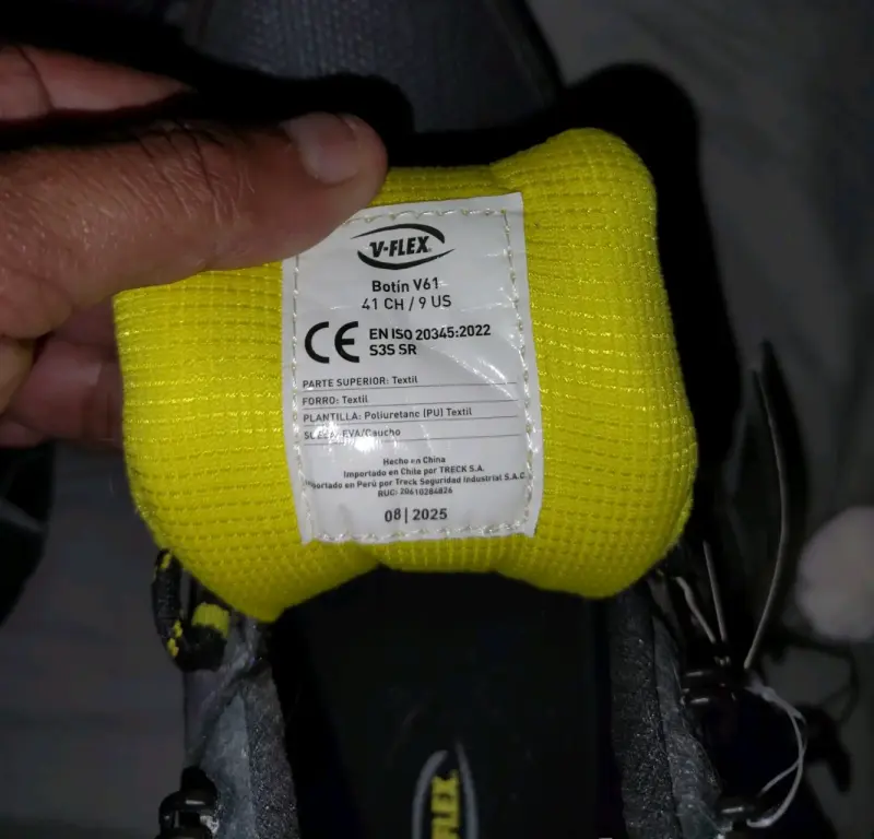 Botín de Seguridad V-Flex V61 Gris Antiestático - 3