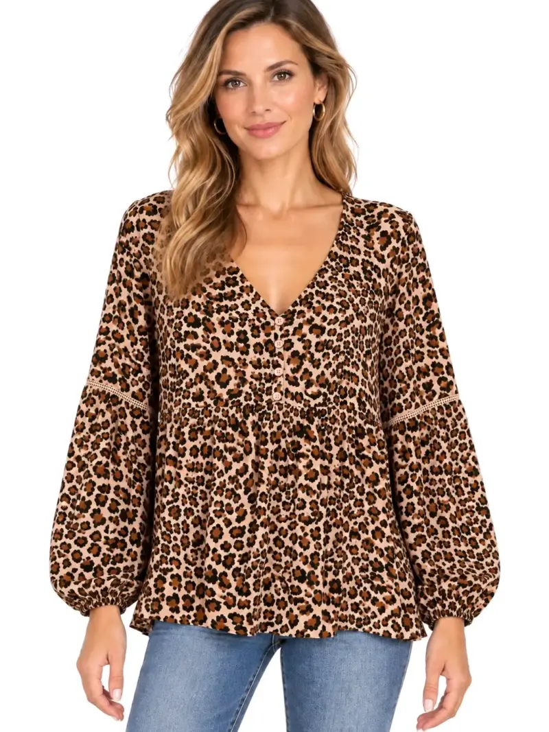 Blusa Animal Print - 1