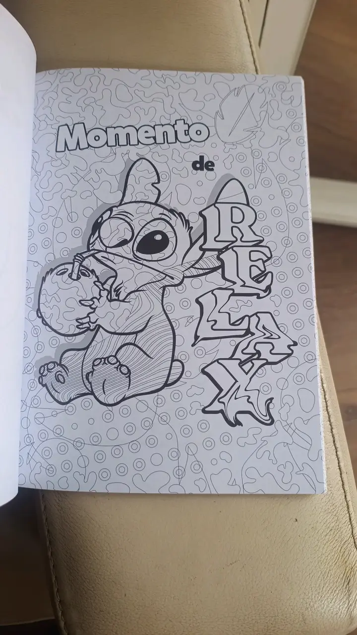 Libro para colorear Disney Stitch Calma Color - 3