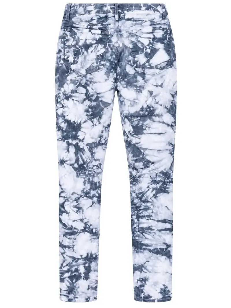 Jeans rectos efecto mármol - 3