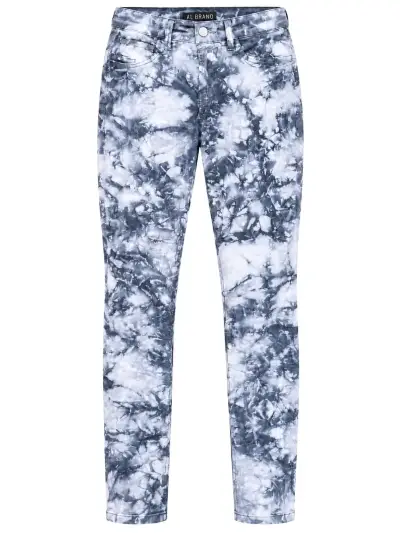Jeans rectos efecto mármol - miniatura 4