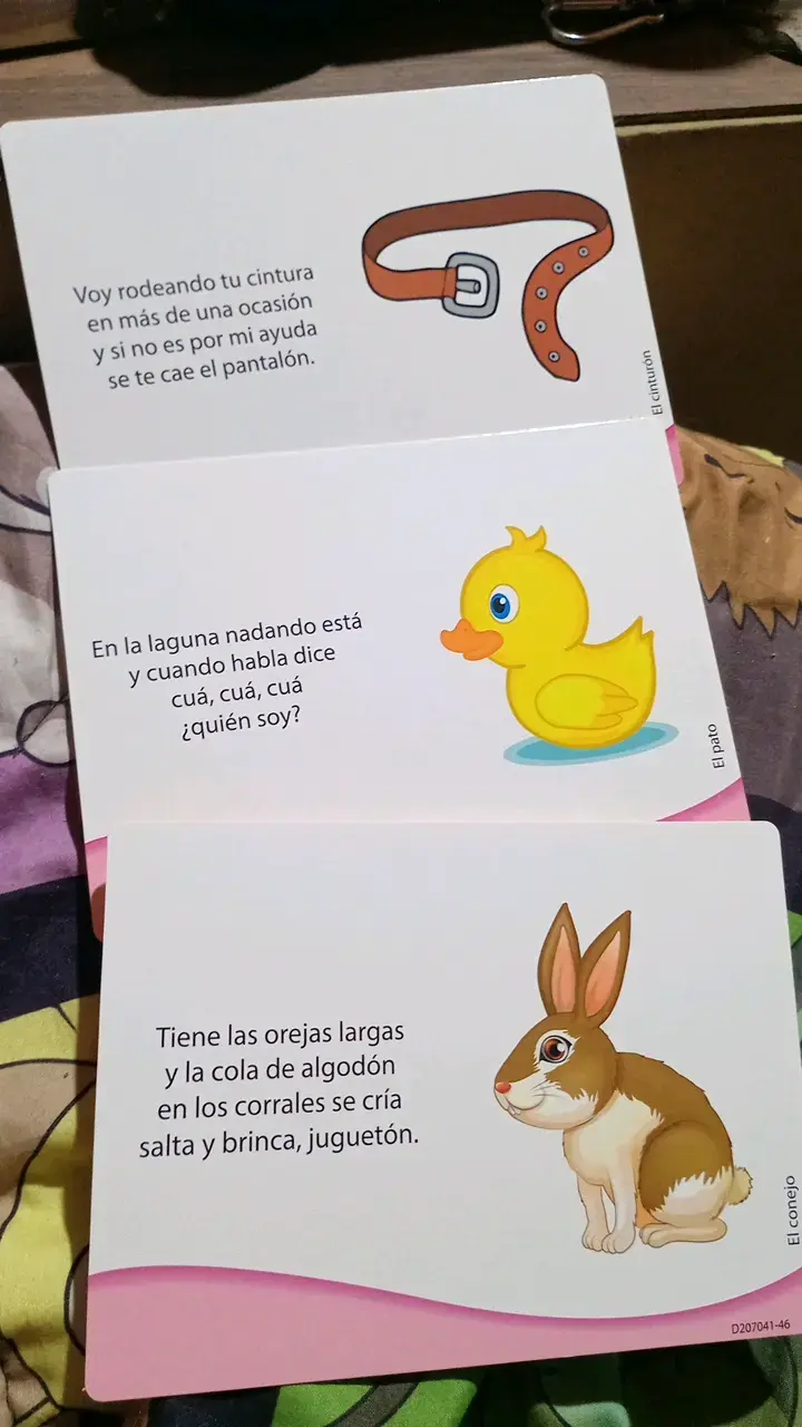 Juego de cartas adivinanzas Dactic para niños - 3