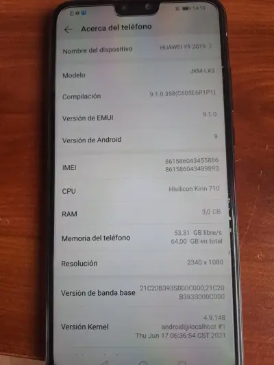 Huawei Y9 2019 con 3GB RAM y 64GB almacenamiento - miniatura 3