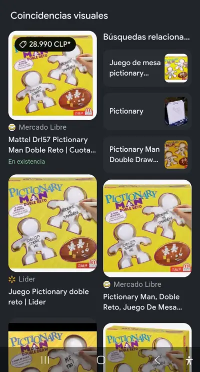 Juego de Mesa Pictionary Man Doble Reto - miniatura 3