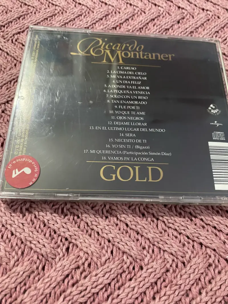 CD Ricardo Montaner Gold con temas inéditos - 2