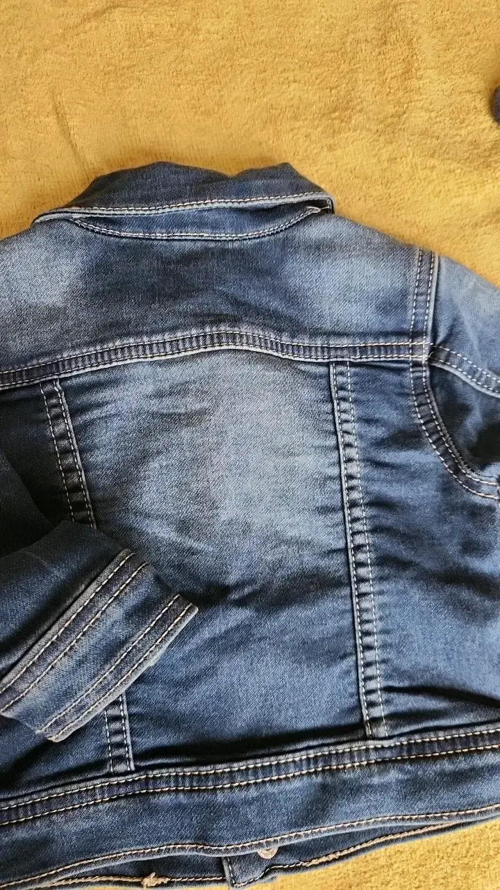 Chaqueta de mezclilla para niño talla 12 meses - 3