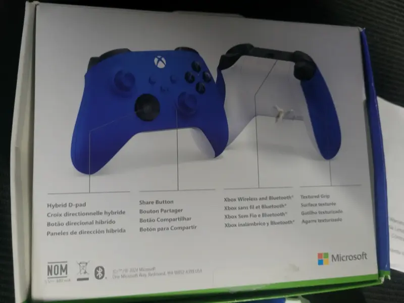 Control inalámbrico Xbox Shock Blue - 2