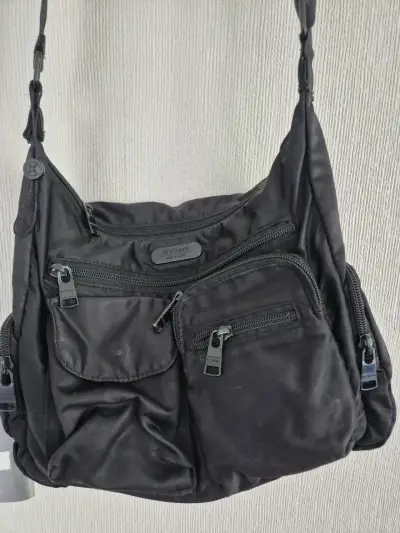 Bolso bandolera negro Xtrem varios bolsillos - miniatura 1